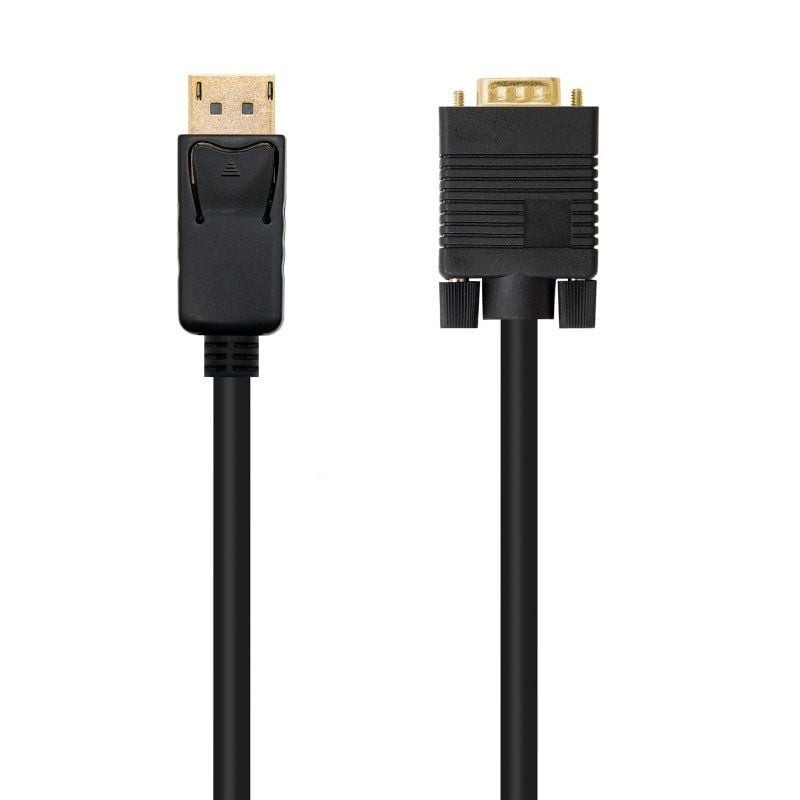 Comprar Cable Conversor Nanocable 10.15.4401/ DisplayPort Macho - VGA Macho/ 1m/ Negro - Ganga Electrónica