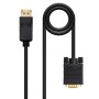 Comprar Cable Conversor Nanocable 10.15.4401/ DisplayPort Macho - VGA Macho/ 1m/ Negro - Ganga Electrónica