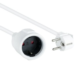 Comprar Cable Alargador de Corriente Nanocable 10.22.0602-W/ Schuko Hembra - Schuko Macho/ 2m/ Blanco - Ganga Electrónica