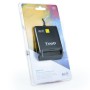 Comprar Lector de DNI TOOQ TQR-211B/ USB Tipo-C/ Negro - Ganga Electrónica
