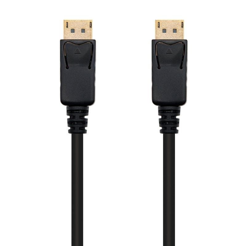 Comprar Cable DisplayPort 1.2 4K Nanocable 10.15.2300/ DisplayPort Macho - DisplayPort Macho/ 50cm/ Negro - Ganga Electrónica