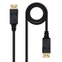 Comprar Cable DisplayPort 1.2 4K Nanocable 10.15.2300/ DisplayPort Macho - DisplayPort Macho/ 50cm/ Negro - Ganga Electrónica