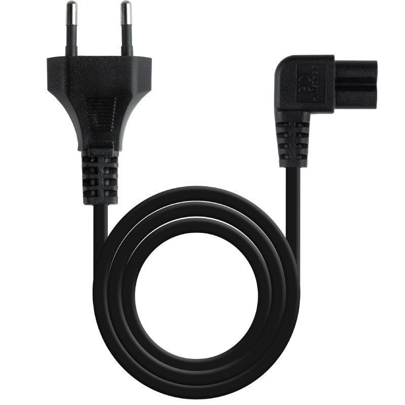 Comprar Cable Alimentación Acodado Nanocable 10.22.0503/ CEE7/16 Macho - C7 Hembra/ 3m/ Negro - Ganga Electrónica