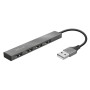 Comprar Hub USB 2.0 Trust Halyx/ 4xUSB/ Gris - Ganga Electrónica