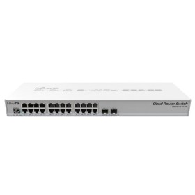 Comprar Switch Router Mikrotik CRS326-24G-2S+RM 26 Puertos/ RJ45 10/100/100/ SFP/ PoE - Ganga Electrónica