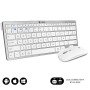 Comprar Teclado y Ratón Inalámbrico Subblim OCO010 Combo Multidispositivo Compacto/ Plata - Ganga Electrónica