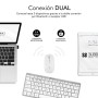 Comprar Teclado y Ratón Inalámbrico Subblim OCO010 Combo Multidispositivo Compacto/ Plata - Ganga Electrónica