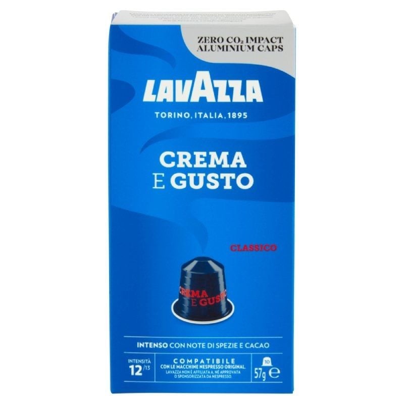 Comprar Cápsula Lavazza Crema e Gusto Clásico para cafeteras Nespresso/ Caja de 10 - Ganga Electrónica