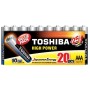 Comprar Pack de 20 Pilas AAA Toshiba High Power LR03/ 1.5V/ Alcalinas - Ganga Electrónica