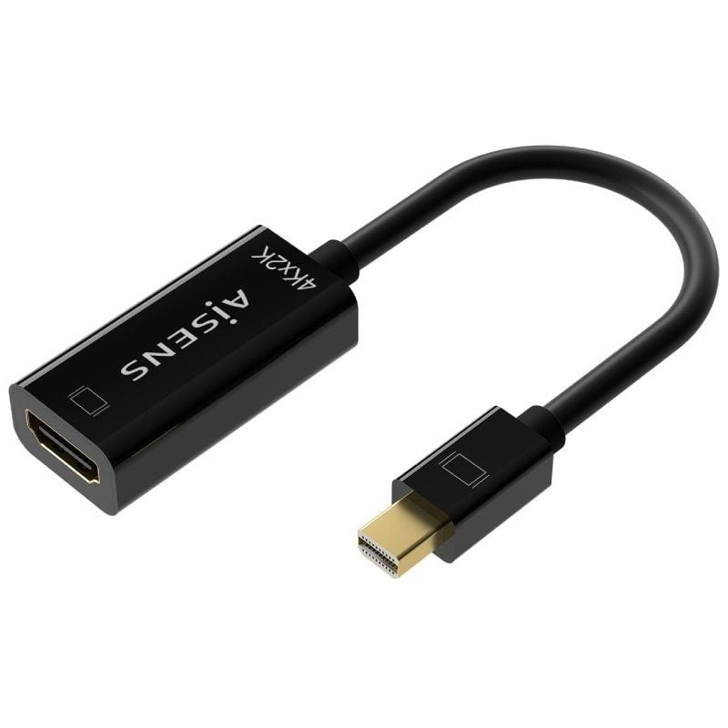 Comprar Cable Conversor Aisens A125-0643/ Mini DisplayPort Macho - HDMI Hembra/ Hasta 5W/ 2300Mbps/ 15cm/ Negro - Ganga Electrón