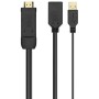 Comprar Cable Conversor 4K Aisens A122-0642/ HDMI Macho - DisplayPort Hembra - USB Macho/ Hasta 10W/ 2250Mbps/ 10cm + 10cm/ Negr