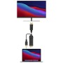 Comprar Cable Conversor Aisens A122-0641/ HDMI Macho - DisplayPort Macho + USB Macho/ Hasta 10W/ 2250Mbps/ 10cm + 1.8m/ Negro - 