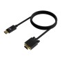 Comprar Cable Conversor Aisens A125-0552/ DisplayPort Macho - VGA Macho/ Hasta 5W/ 2300Mbps/ 1m/ Negro - Ganga Electrónica