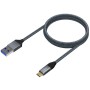 Comprar Cable USB 3.1 Tipo-C Aisens A107-0632/ USB Tipo-C Macho - USB Macho/ 10Gbps/ 1.5m/ Gris - Ganga Electrónica