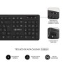 Comprar Teclado y Ratón Inalámbrico Subblim Combo Business Slim CSSW10 - Ganga Electrónica