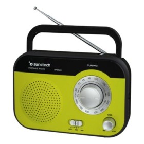 Comprar Radio Portátil Sunstech RPS560/ con Cable/ a Pilas/ Verde - Ganga Electrónica