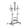 Comprar Soporte de Suelo Inclinable con Ruedas y Manivela Aisens FT100TE-125 para TV 60-100'/ hasta 100kg - Ganga Electrónica