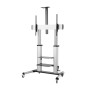 Comprar Soporte de Suelo Inclinable con Ruedas y Manivela Aisens FT100TE-125 para TV 60-100'/ hasta 100kg - Ganga Electrónica