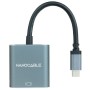 Comprar Conversor Nanocable 10.16.4101-G/ USB Tipo-C Macho - VGA Hembra/ 10cm/ Negro y Gris - Ganga Electrónica