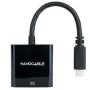 Comprar Cable Conversor Nanocable 10.16.4101-BK/ USB Tipo-C Macho - VGA Hembra/ 10cm/ Negro - Ganga Electrónica