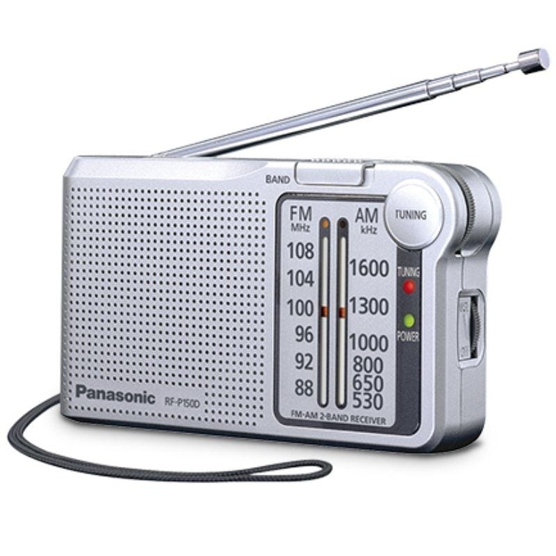 Comprar Radio Portátil Panasonic RF-P150D/ con Batería/ a Pilas/ Plateada - Ganga Electrónica