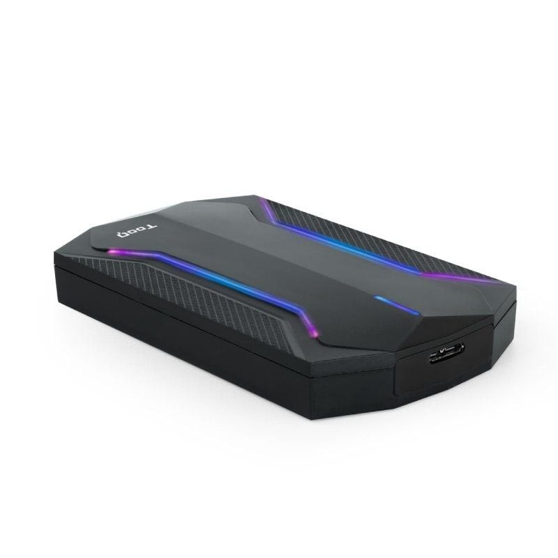 Comprar Caja Externa Gaming para Disco Duro de 2.5' TOOQ TQE-2599RGB/ USB 3.1/ Sin tornillos - Ganga Electrónica