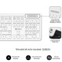 Comprar Teclado y Ratón Subblim Combo Business Slim Silencioso Inalámbrico/ Blanco - Ganga Electrónica