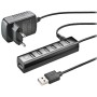 Comprar Hub USB 2.0 con Alimentación Externa NGS IHUB7 Tiny/ 7xUSB - Ganga Electrónica