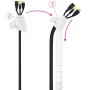 Comprar Organizador de Cables en Espiral Nanocable 10.36.0003-W/ 3m - Ganga Electrónica