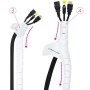 Comprar Organizador de Cables en Espiral Nanocable 10.36.0001-W/ 1m - Ganga Electrónica