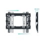 Comprar Soporte de Pared Fijo TOOQ LP1043F-B para TV de 23-43'/ hasta 45kg - Ganga Electrónica