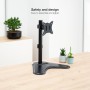 Comprar Soporte de Mesa Orientable/ Inclinable TOOQ DB1701TN-B para TV y Portátil de 17-32' - Ganga Electrónica