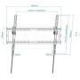 Comprar Soporte de Pared Fijo/ Inclinable TOOQ LP1081T-B para TV de 37-80'/ hasta 45kg - Ganga Electrónica
