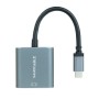 Comprar Cable Conversor Nanocable 10.16.4103-G/ USB Tipo-C Macho - DVI-D (24+1) Hembra/ 15cm/ Gris - Ganga Electrónica
