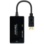 Comprar Cable DisplayPort Nanocable 10.16.3301-ALL/ HDMI Hembra - DVI-D Hembra - VGA Hembra/ 20cm/ Negro - Ganga Electrónica