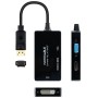 Comprar Cable DisplayPort Nanocable 10.16.3301-ALL/ HDMI Hembra - DVI-D Hembra - VGA Hembra/ 20cm/ Negro - Ganga Electrónica