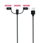 Comprar Cable USB 2.0 Nanocable 10.01.3200/ Lightning Macho - Micro USB Macho/ USB Tipo-C Macho/ 480Mbps/ 1m/ Negro - Ganga Elec