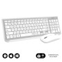 Comprar Teclado y Ratón Inalámbrico Subblim Combo Dual Prestige Extendido/ Blanco y Plata - Ganga Electrónica