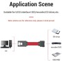 Comprar Cable SATA Vention KDDRD/ SATA Hembra - SATA Hembra/ 50cm/ Rojo - Ganga Electrónica