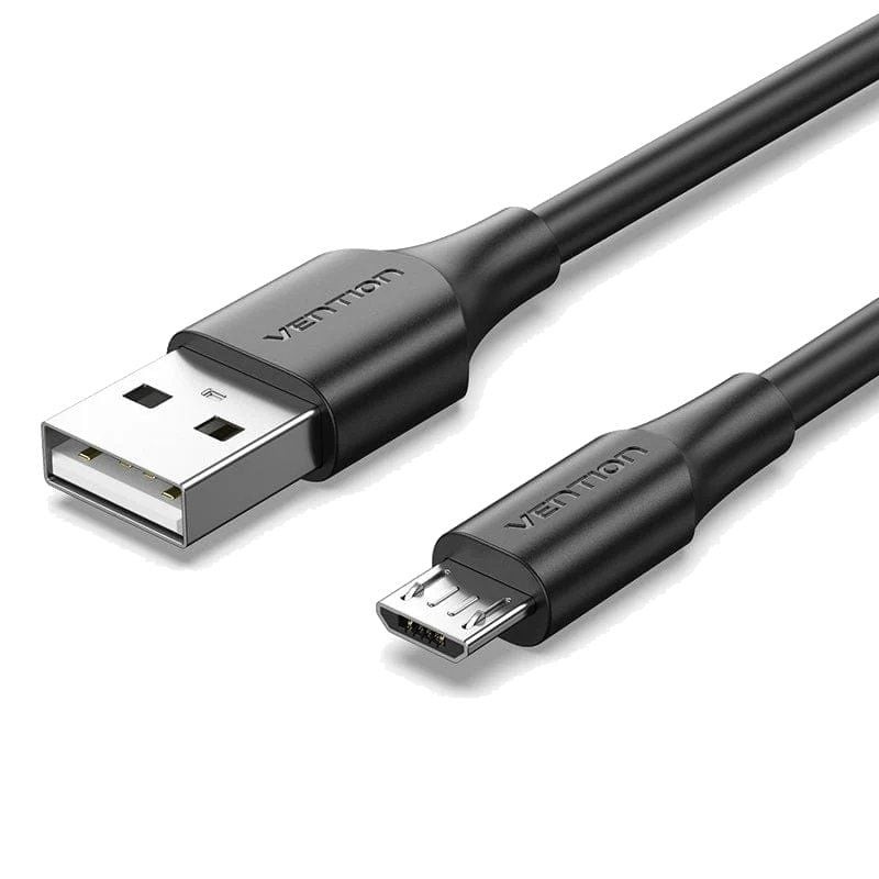 Comprar Cable USB 2.0 Vention CTIBF/ USB Macho - MicroUSB Macho/ 480Mbps/ 1m/ Negro - Ganga Electrónica
