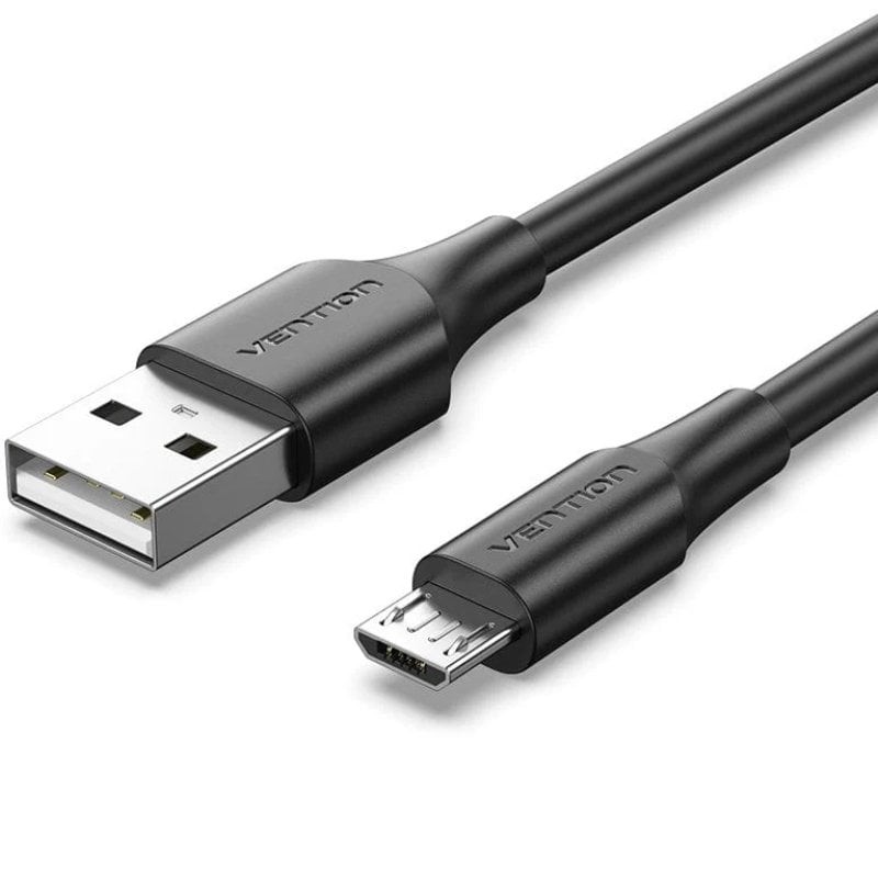 Comprar Cable USB 2.0 Vention CTIBG/ USB Macho - MicroUSB Macho/ Hasta 60W/ 480Mbps/ 1.5m/ Negro - Ganga Electrónica
