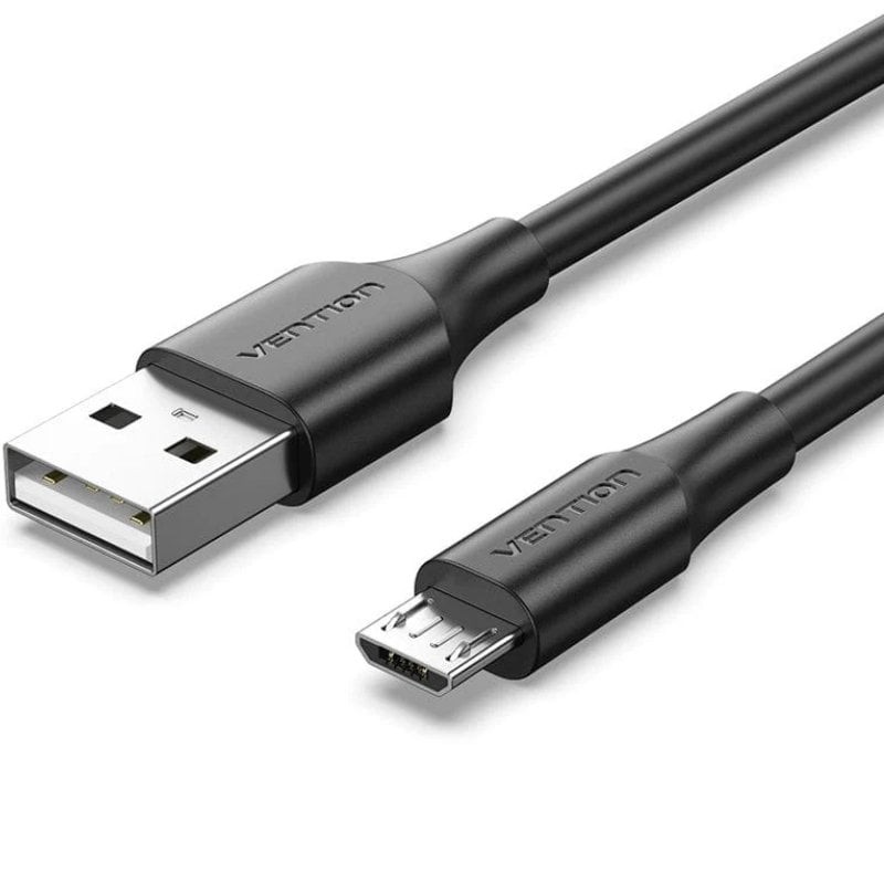 Comprar Cable USB 2.0 Vention CTIBH/ USB Macho - MicroUSB Macho/ Hasta 60W/ 480Mbps/ 2m/ Negro - Ganga Electrónica
