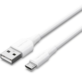 Comprar Cable USB 2.0 Vention CTIWF/ USB Macho - MicroUSB Macho/ Hasta 60W/ 480Mbps/ 1m/ Blanco - Ganga Electrónica