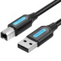 Comprar Cable USB 2.0 Impresora Vention COQBD/ USB Tipo-B Macho - USB Macho/ 480Mbps/ 50cm/ Negro - Ganga Electrónica