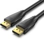 Comprar Cable DisplayPort 1.4 8K Vention HCDBF/ DisplayPort Macho - DisplayPort Macho/ 1m/ Negro - Ganga Electrónica