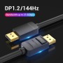 Comprar Cable DisplayPort 1.2 4K Vention HACBH/ DisplayPort Macho - DisplayPort Macho/ 2m/ Negro - Ganga Electrónica
