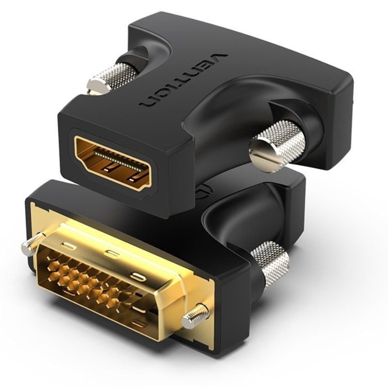 Comprar Adaptador HDMI Vention AILB0/ HDMI Hembra - DVI (24+1) Macho - Ganga Electrónica