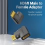 Comprar Adaptador HDMI 4K 270º Vention AIQB0/ HDMI Macho - HDMI Hembra - Ganga Electrónica