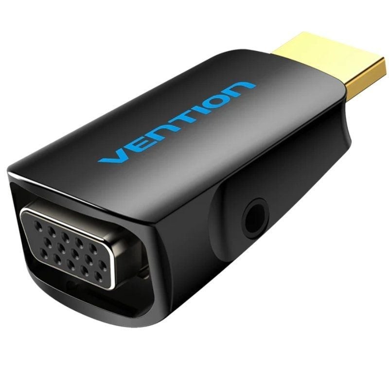 Comprar Adaptador Conversor Vention AIDB0/ HDMI Macho a VGA Hembra/ Audio Jack 3.5mm - Ganga Electrónica