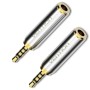 Comprar Adaptador Jack Vention VAB-S02/ Jack 2.5 Macho - Jack 3.5 Hembra/ Plata - Ganga Electrónica